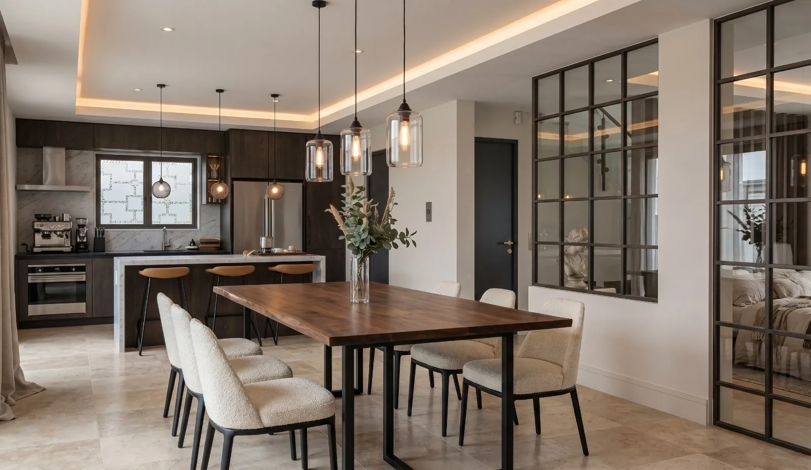 Comedor y cocina del Town House A