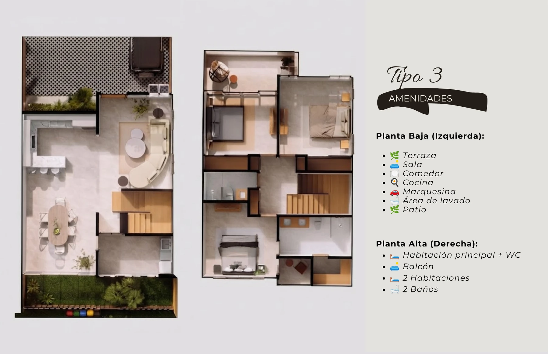 Planta del Town House A