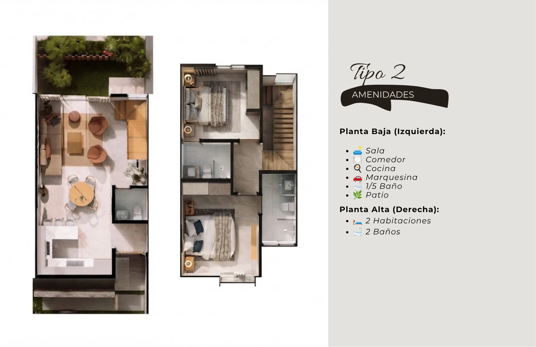 Planta del Town House C